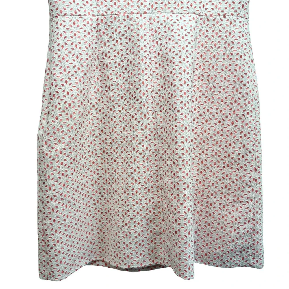 Brooks Brothers‎ 346 Pink Eyelet Sheath Dress Preppy Coquette Garden Work 14